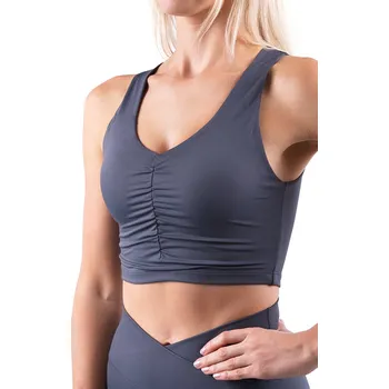 Podprsenka CROP TOP IDENTITY DARK GREY L