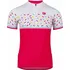 cyklistický dres Etape Rio 2126829 s krátkým rukávem růžový/bílý