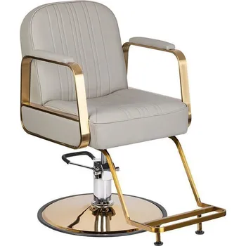Kadeřnické křeslo Kadeřnické křeslo ACRI - zlato - béžové