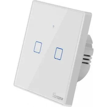 Stykač Dálkově ovládaný vypínač Sonoff T2EU2C-TX wifi+RF 433MHz 2kanálový