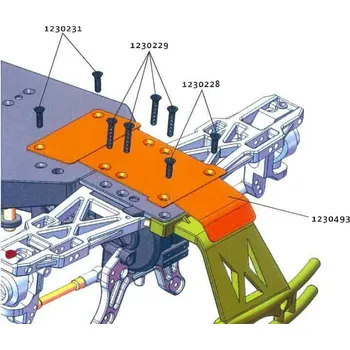 RC náhradní díl Absima Ochranný plech pro podvozky Absima AT2.4/3.4 a AM 2.4/3.4
