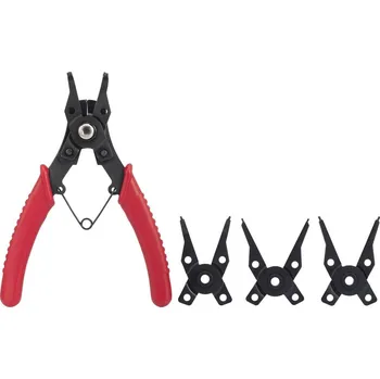 Kleště TOOLCRAFT TO-6679764 kleště na pojistné kroužky Vhodné pro (kleště na pojistné kroužky) vnější a vnitřní kroužky 10-50 m