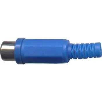 Síťový kabel CINCH zdířka plastová modrá na kabel