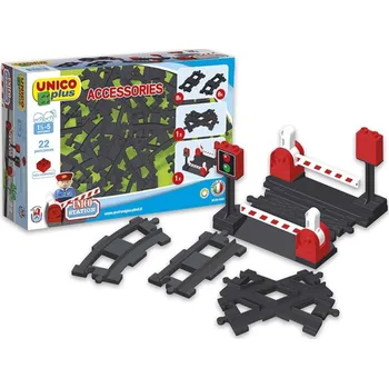 ostatní stavebnice Unico Plus 8539 sada kolejí pro vláčky 22 dílků