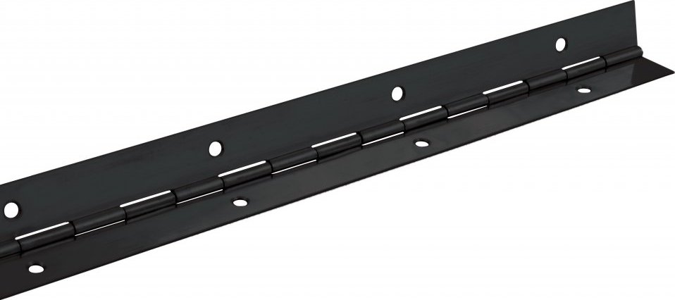 Walteco Klavírový závěs 32x600mm, černý