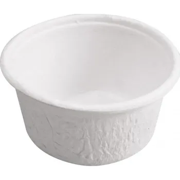 Jednorázové nádobí Gastro obaly Kelímek bílý z cukrové třtiny 2oz/60ml (min. počet 500ks)