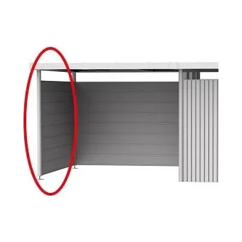 Zahradní domek Biohort Boční stěna postranní střechy pro HighLine H3, šedý křemen metalíza