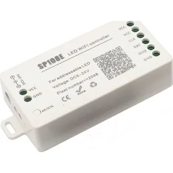 LED osvětlení Wifi ovládač SP108E pro digitální LED pásek RGB