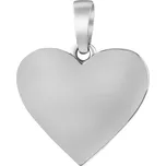Zlatý přívěsek srdce Nico z bílého zlata