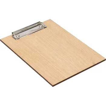 Dřevěná hračka Dřevěná deska s klipem A4 - dub