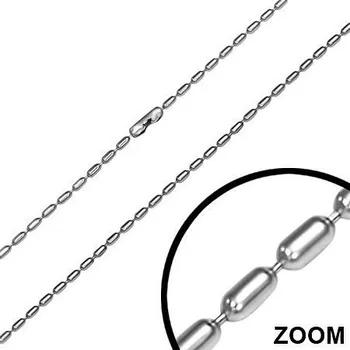Řetízek Oválkový ocelový náramek