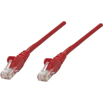 Síťový kabel Intellinet 342193 RJ45 síťové kabely, propojovací kabely CAT 6 U/UTP 7.50 m červená 1 ks