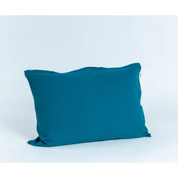 Povlak na dekorativní polštářek Tulimese Náhradní povlak mušelínová petrolejová VELIKOST NÁHRADNÉHO POVLAKU: POVLAK 60X40 CM