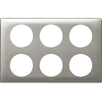 Elektrická zásuvka LEGRAND Rámeček CÉLIANE 68969 2X3P TITAN 068969