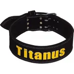 TITANUS opasek Powerlifting dvojitá přezka (černá) S