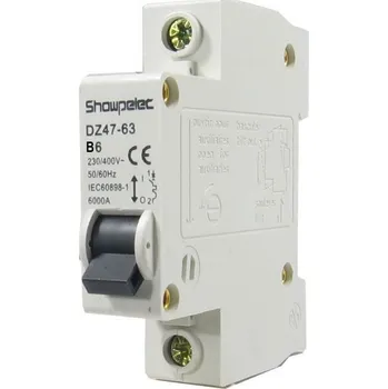 Jistič Jistič Showpelec DZ47-63 B6, 230V/6A/B 1fázový na DIN lištu