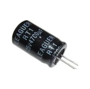 Kondenzátor 4700u/25V 105° 16x27x7,5mm, elektrolyt.kondenzátor radiální