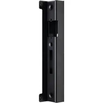 brána PSG 63.334.9005 - krabice s dorazovou lištou, pro elektrický otvírač branky, 45x35 mm, černá