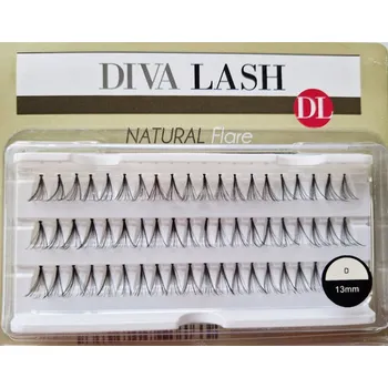 Umělé řasy Diva LASHES Trsové řasy DIVA NATURAL Varianta: standartní 13 mm