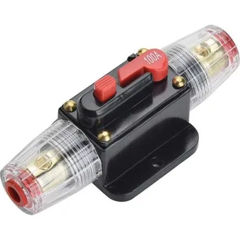 Jistič Proudový jistič DC 12-24V/100A v pojistkovém pouzdře