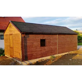 Přístřešek na auto Dřevěná garáž Dlouhá 02