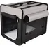 přepravka pro zvíře Karlie Smart Top Plus 64 x 46 x 53 cm černá/šedá