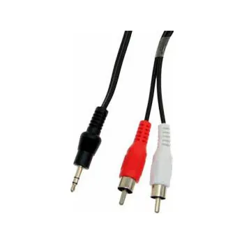 Audio kabel Sbox 3.5-2RCA-M/M-2/R 3.5mm M.->2 X RCA M, 2M
