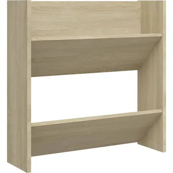 Nástěnný botník 60 x 18 x 60 cm dřevotříska/dub sonoma Botník Nástěnný botník 60 x 18 x 60 cm dřevotříska/dub sonoma