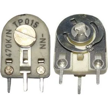 Síťový kabel 220k - TP015, trimr uhlíkový keramický stojatý RM10x5mm