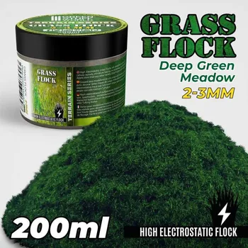 Plastikový model Static Grass Flock 2–3 mm – modelářský posyp louka (200 ml)