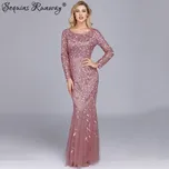 Dámské svatební šaty Sequins SF344 Velikost: XL, Barva (Varianta): MR-H00006 Růžová