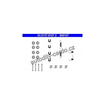 Brzdová čelist Sada příslušenství, brzdové čelisti ATE 03.0137-9107 (AT 669107)