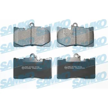 Brzdová destička Sada brzdových destiček, kotoučová brzda SAMKO 5SP1331