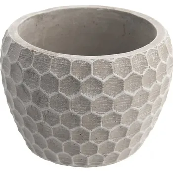 Květináč Květináč beton šedý 15x15x11 cm