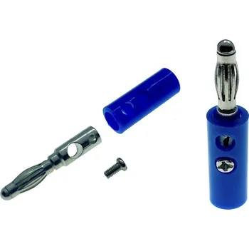 Krokosvorka Banánek 4mm modrý, šroubovací