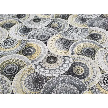 BYTEMA Dekorační látka MANDALA šedá 140 cm