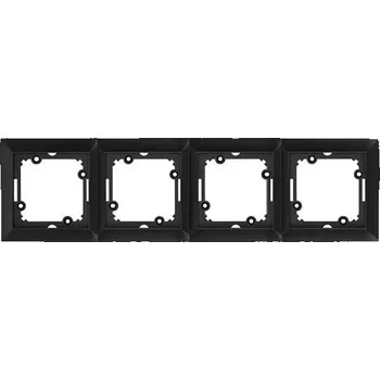 Stavebniny Timex Rámeček OPUS premium čtyřnásobný černá