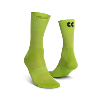 Pánské ponožky Cyklistické ponožky KALAS Z3 | Ponožky vysoké | lime Velikost: 37-39