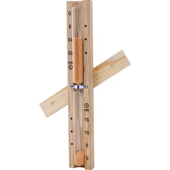 HARVIA AUSTRIA saunové pískové přesýpací hodiny s oranžovým pískem z borovice - HA-PRESHOD-BOR-552-EP