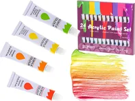 Umělecké akrylové barvy vícebarevné 24 tub