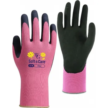Pracovní rukavice Rukavice Flora růžové vel. 7/S Rosteto