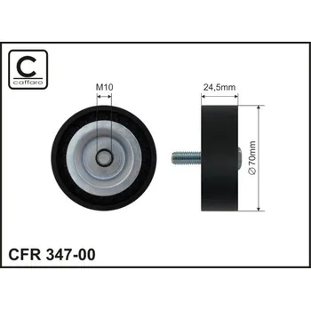 Vratná/vodicí kladka, klínový žebrový řemen Caffaro 347-00