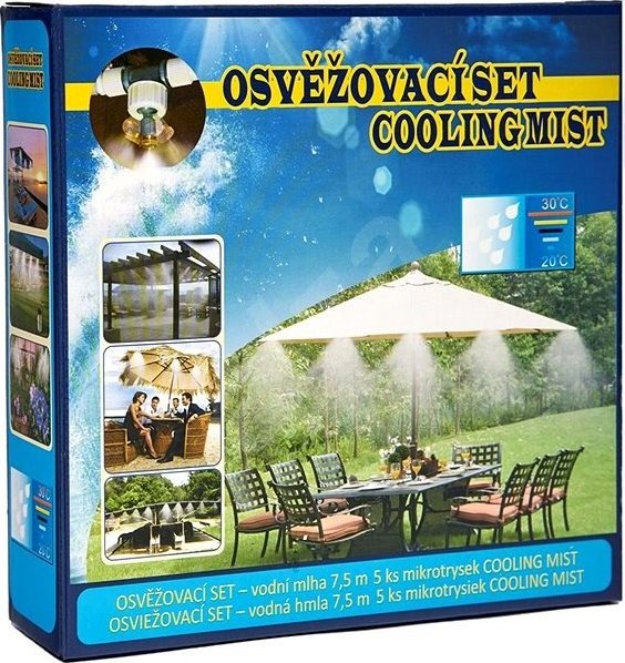 Set osvěžovací Vodní mlha 15m,8ks mikrotrysek