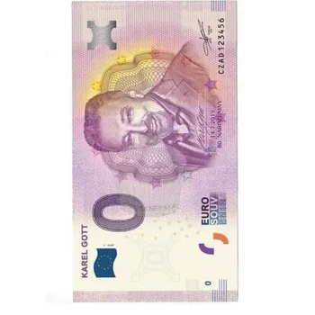 Jedlá dekorace na dort Caketools Jedlá bankovka A4 Karel Gott