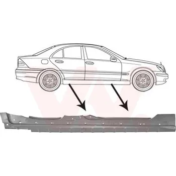 Prah karosérie Nástupní panel VAN WEZEL 3032104