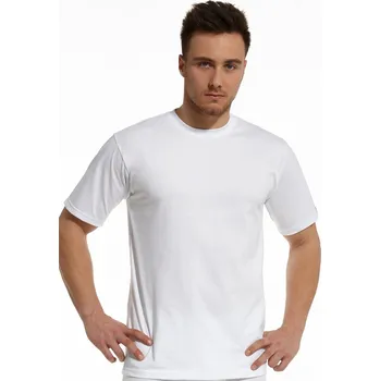 Pánské tričko Tričko T-shirt Young 170-188 bílá 170