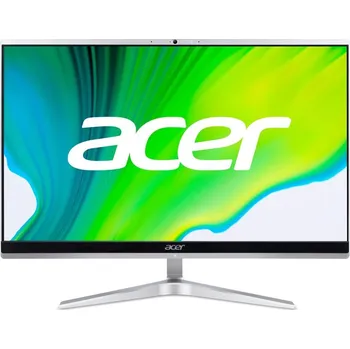 Stolní počítač Počítač All In One Acer Aspire C22-1650 21.5", 1920 x 1080 Full HD , bezdotykový, i3-1115G4, SSD 256GB, UHD Graphics, Microsoft Windows 11 Home - černý/stříbrný
