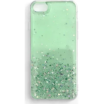 WOZINSKY Wozinsky Star Glitter silikonové pouzdro pro Xiaomi Poco M3 zelená