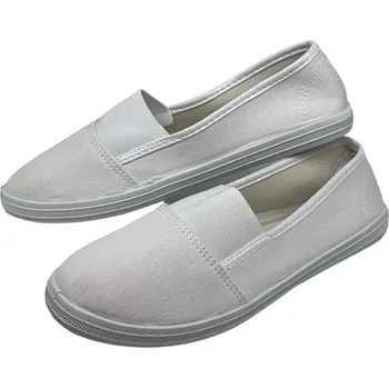 Dámské tenisky Fashion Dámské bílé slip on tenisky Barva: Bílá, Velikost: 38