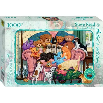 Puzzle Puzzle STEP puzzle Babiččino křeslo, 1000 dílků + k objednávce puzzle zdarma